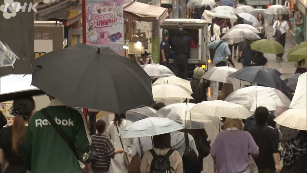 Unstable atmospheric conditions over most of Japan Unstable atmospheric conditions over most of Japan