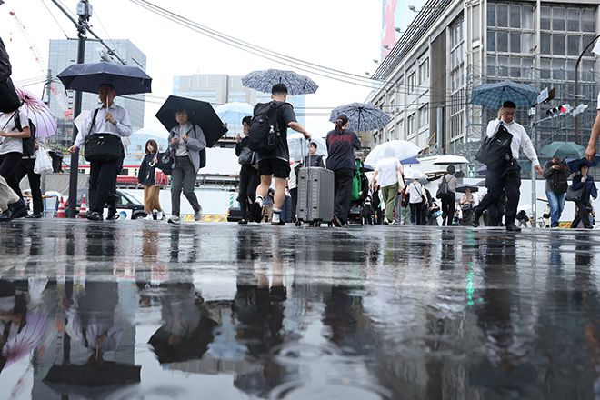 Central Tokyo sets record with 34th consecutive day of rain Photo/Illutration