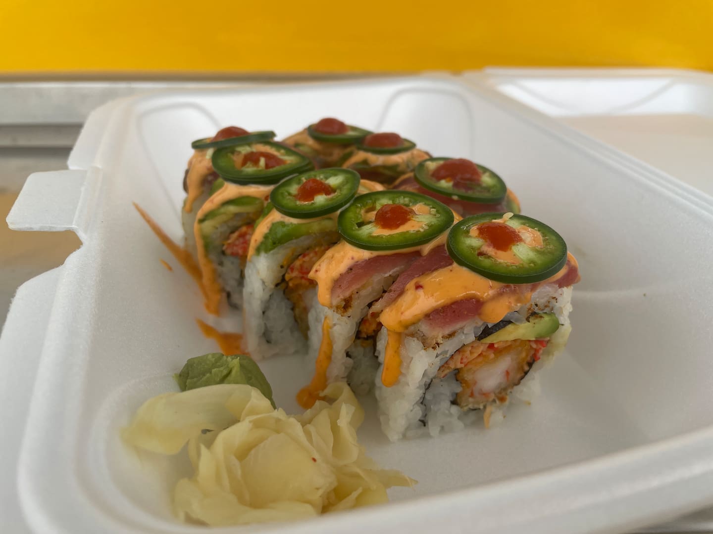 El Senor Roll was prepared by those at Tako Sushi Food Truck and is shown Aug. 6, 2024.