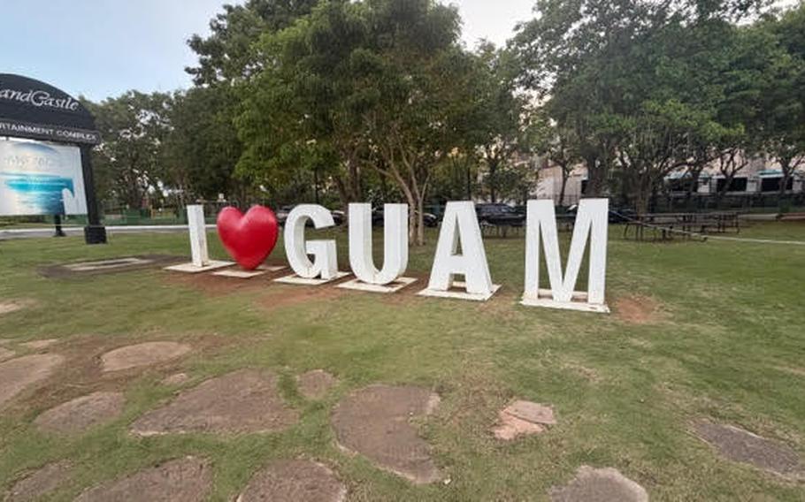 I love Guam sign