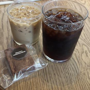 coffee glasses at Sarutahiko Coffee