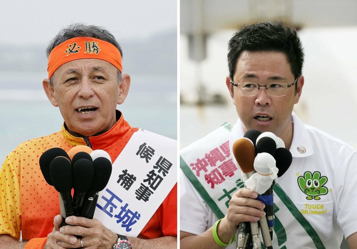 Voting underway in Okinawa governor race with U.S. base, economy in focus Voting underway in Okinawa governor race with U.S. base, economy in focus