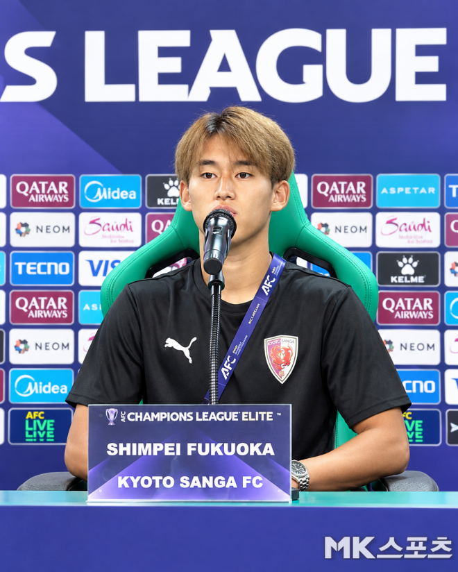 Shinpei Fukuoka, the captain of Kyoto Shopping Center. Photo = Reporter Lee Geun-seung