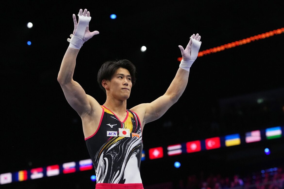 Japan's Daiki Hashimoto wins fourth straight men's all-around gold at world gymnastics championships