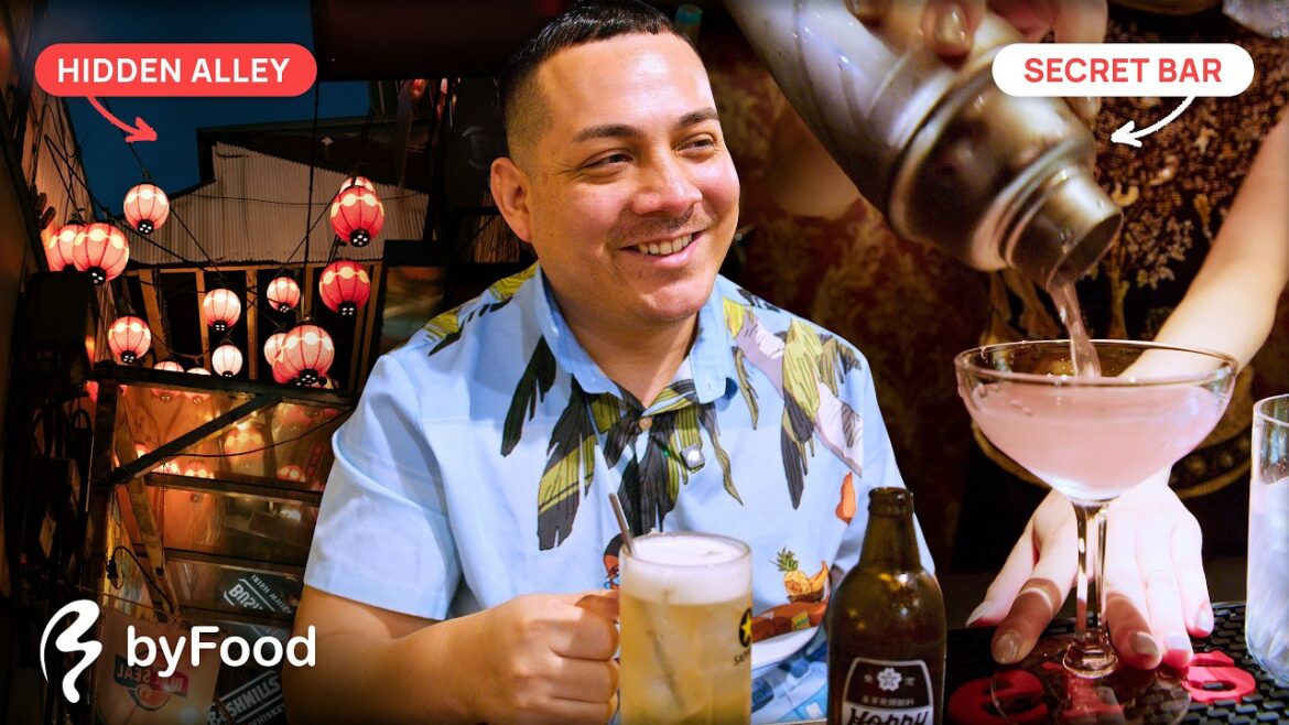 The Secret Tokyo Backstreet With 100+ Hidden Bars! | Japan byFood