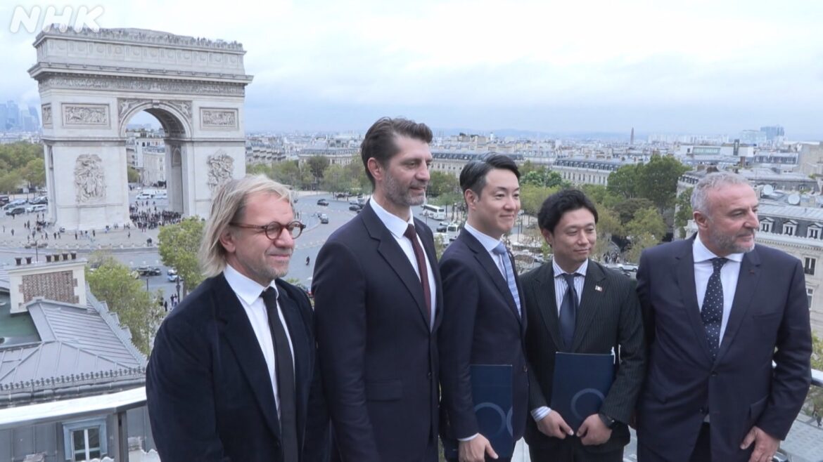 Osaka boulevard links up with Champs-Elysees Osaka boulevard links up with Champs-Elysees