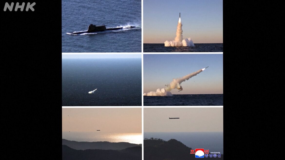 North Korea test-fires submarine-launched cruise missiles North Korea test-fires submarine-launched cruise missiles
