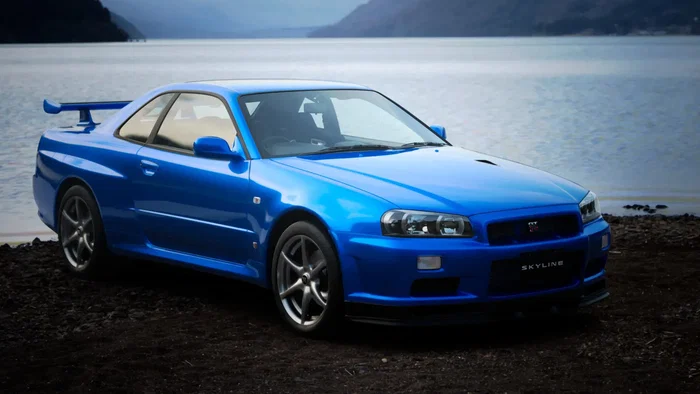 Nissan Skyline GT-R V・spec II Nür (R34) '02 key art