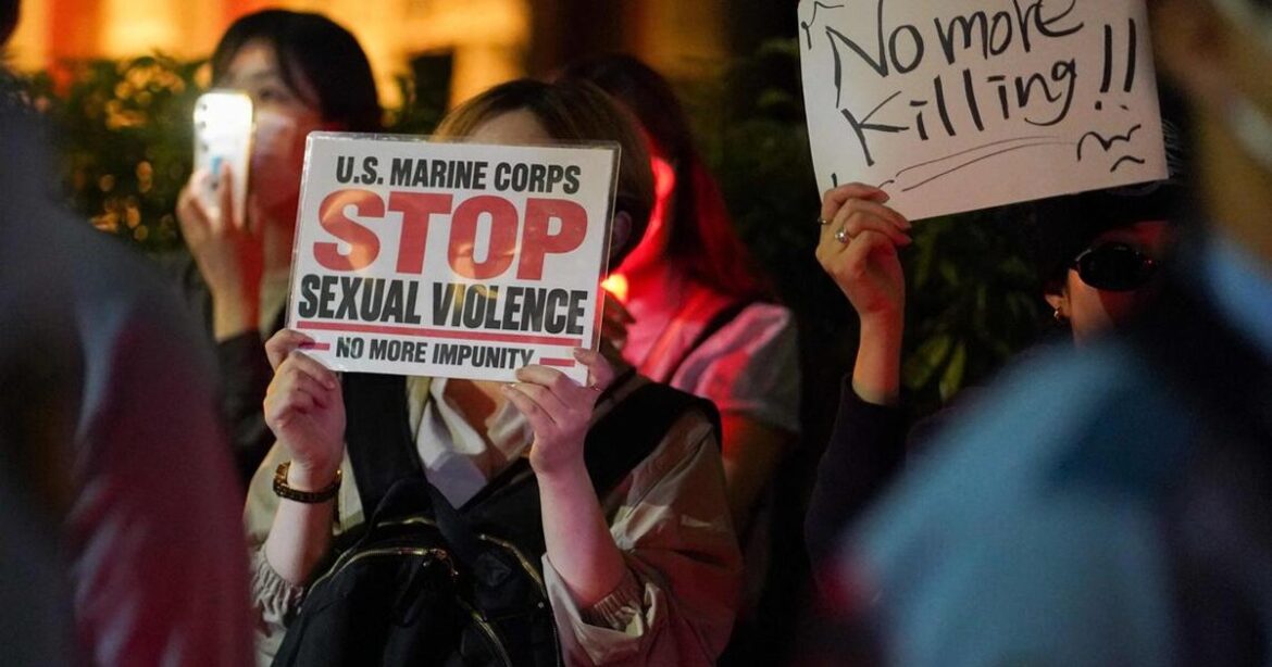 Okinawa anger over US marine killing Okinawa anger over US marine killing
