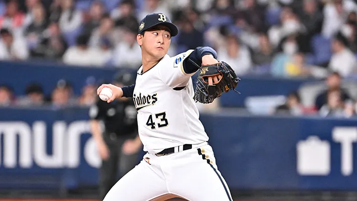 Orix Buffaloes The Buffaloes Shu Takaya pitcher ©ORIX Buffaloes