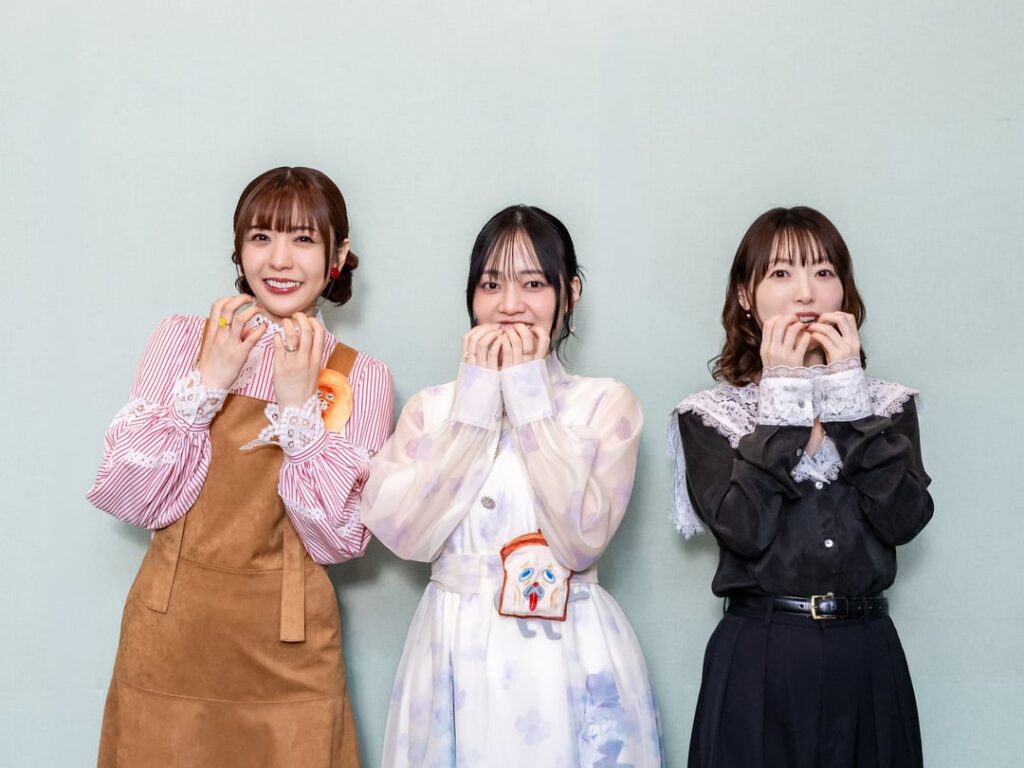 Toyosaki Aki, Asai Ayaka, and Hanazawa Kana from Their Dtimes and OSHIRAKU Interviews