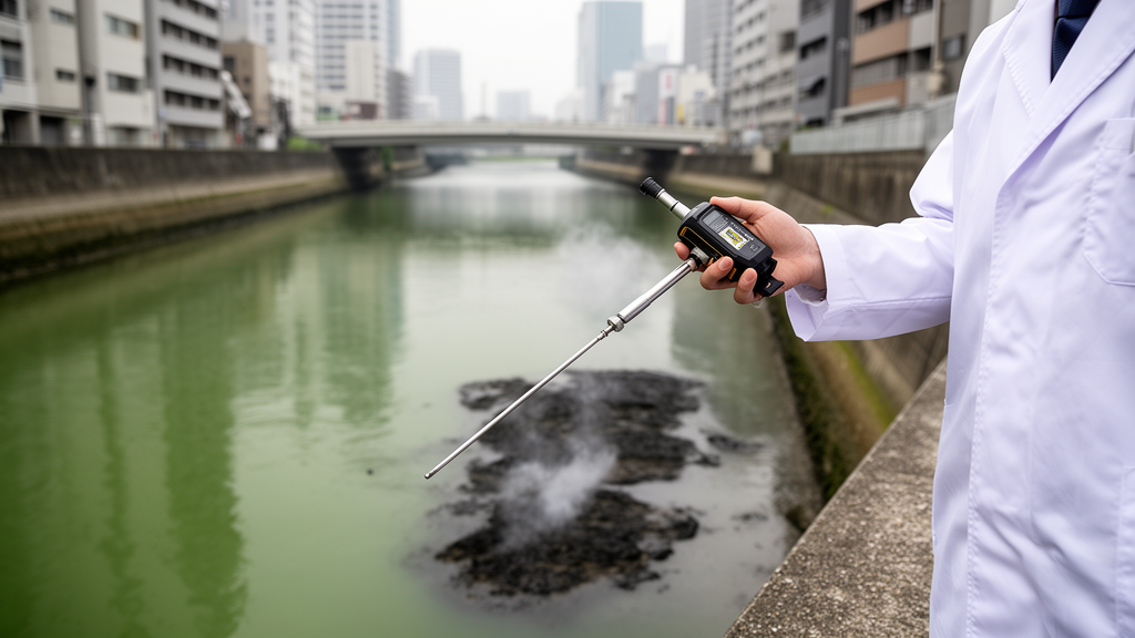 Electronic nose tracks foul scum odors in Tokyo’s urban rivers Electronic nose tracks foul scum odors in Tokyo's urban rivers